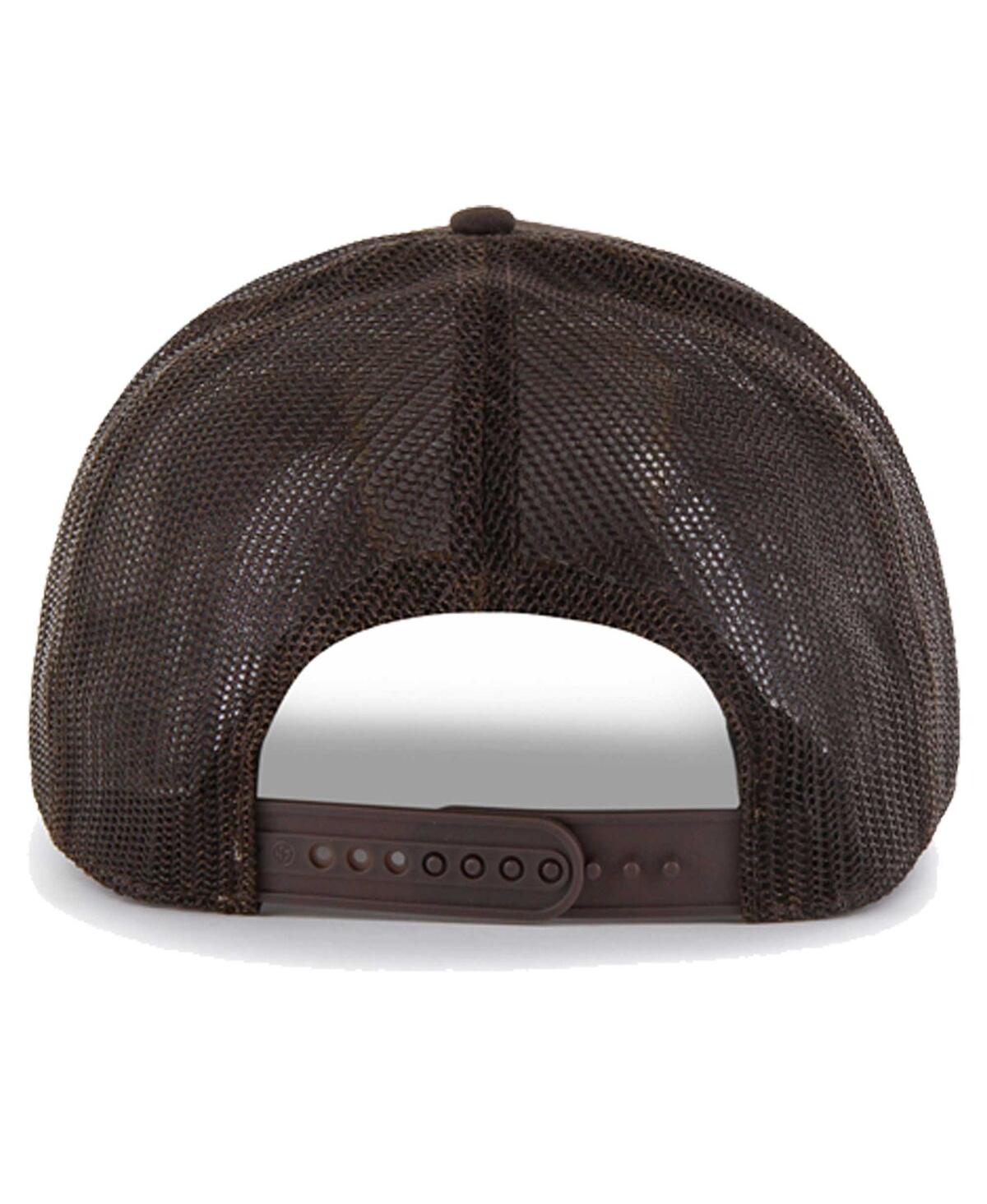 Men's '47 BrandSan Diego Padres Squad Trucker Adjustable Hat - Brown