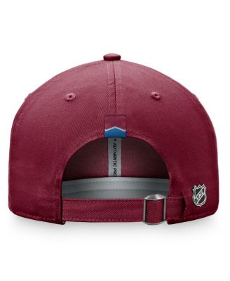 Women's Burgundy Colorado Avalanche Authentic Pro Rink Adjustable Hat