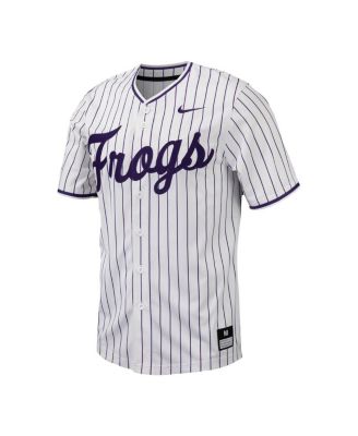 Men's TCU Horned Frogs Pinstripe Replica Baseball Jersey