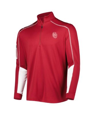 Men's Crimson Oklahoma Sooners Shotgun 2.0 Omni-Wick Quarter-Zip Jacket