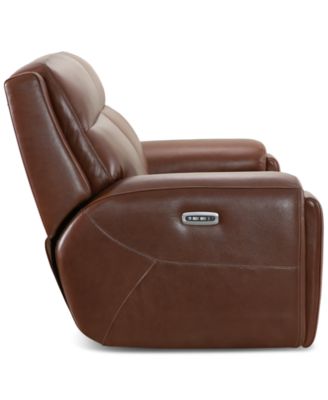 Varsani 67" Zero Gravity Leather Loveseat, Created for Macy's