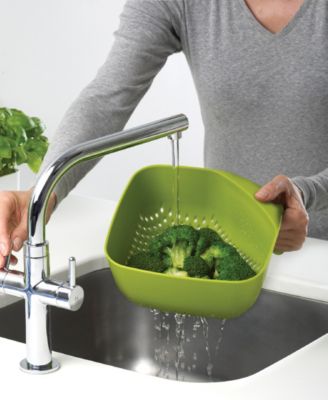 White Square Colander