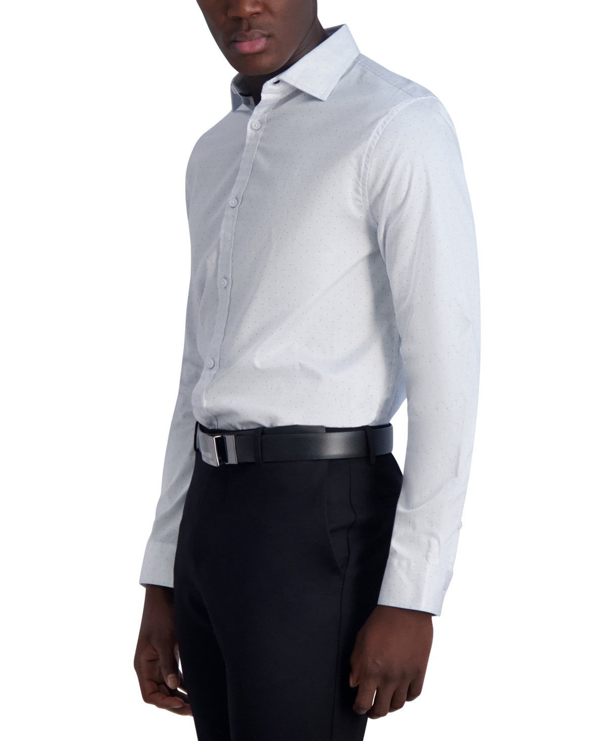Karl Lagerfeld Paris Men's Slim-Fit Dot Woven Shirt