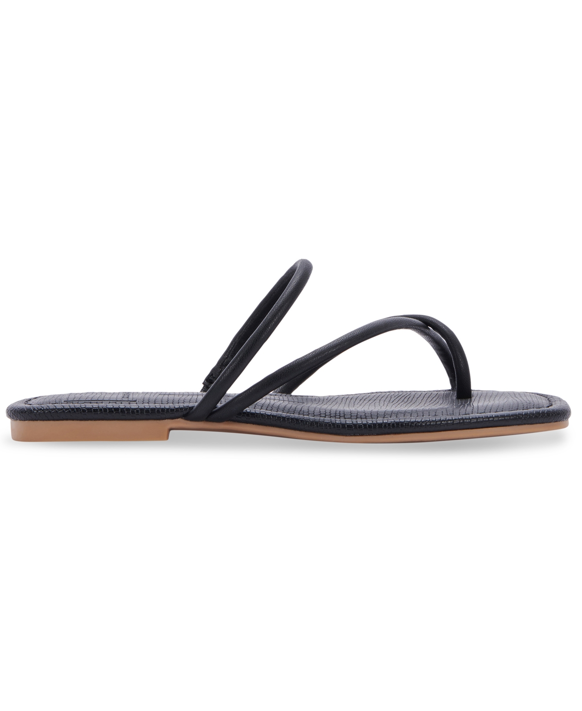 Shop Dolce Vita Women's Leanna Strappy Flat Sandals In Black