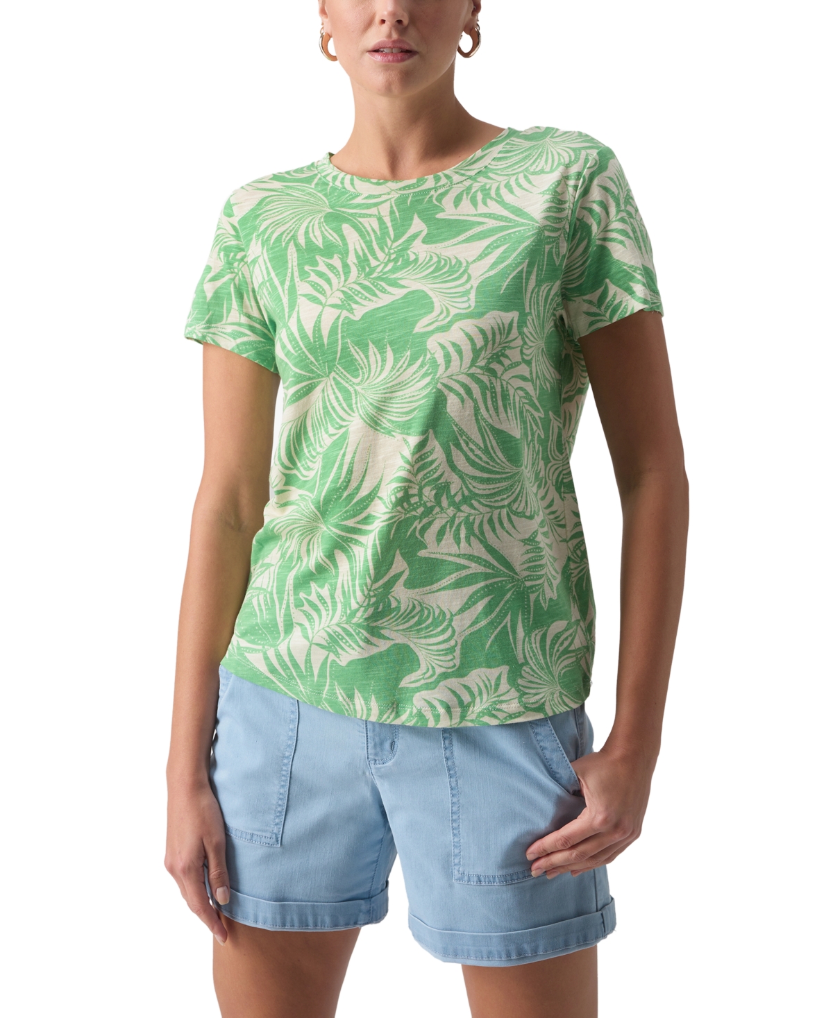 Shop Sanctuary Women's The Perfect Printed T-shirt In Cool Palm