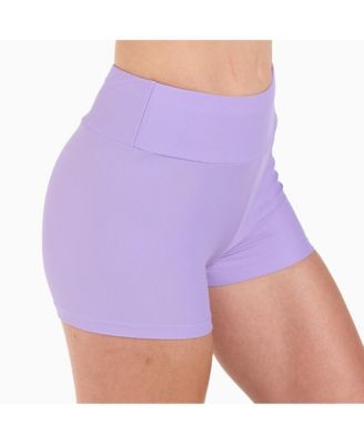 Women's Chlorine Resistant High Waisted Swim Shorts