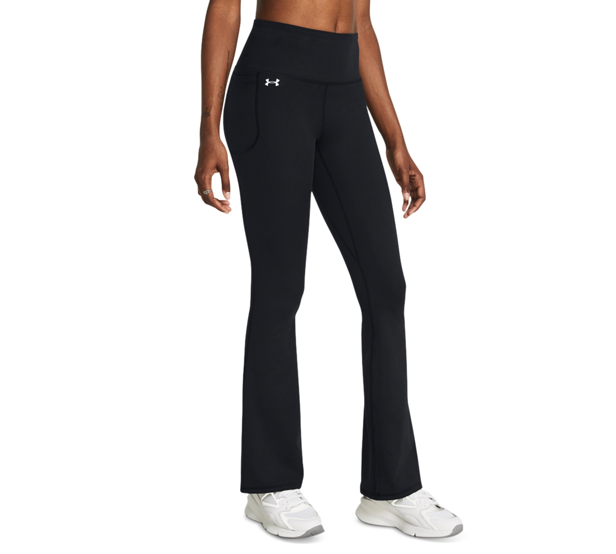 Women's Motion Flare Full Leggings - Black / / Jet Gray