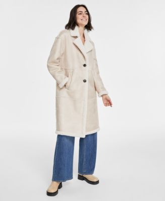 ☆人気☆【INSTANTFUNK】☆Single-breasted faux-shearling coat ☆人気☆【INSTANTFUNK】☆Single-breasted faux-shearling coat