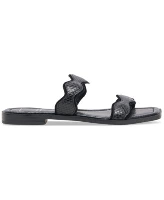 Women's Ilva Wavy Double-Strap Slide Sandals