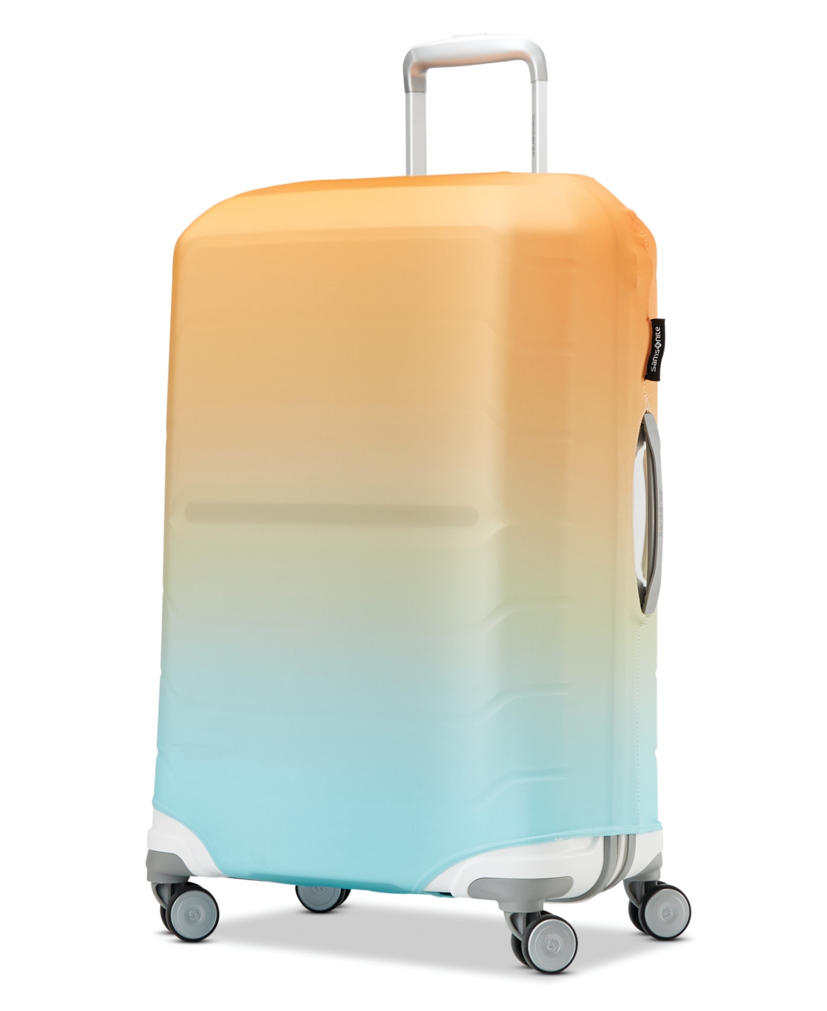 Printed Luggage Color Xl - Blue, Orange Ombre