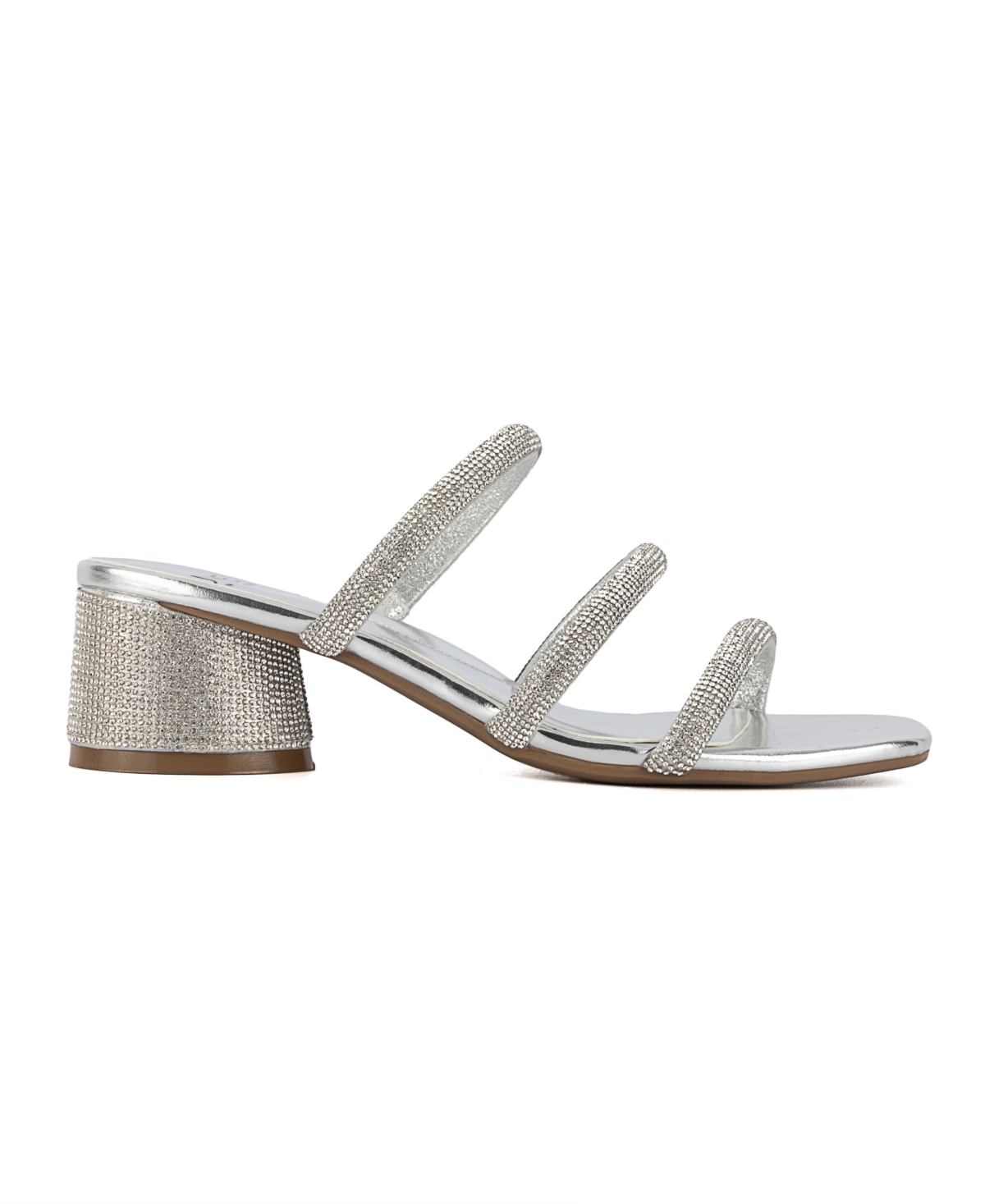 Jones New York Women's Melli Block Heel Embellished Dress Sandals