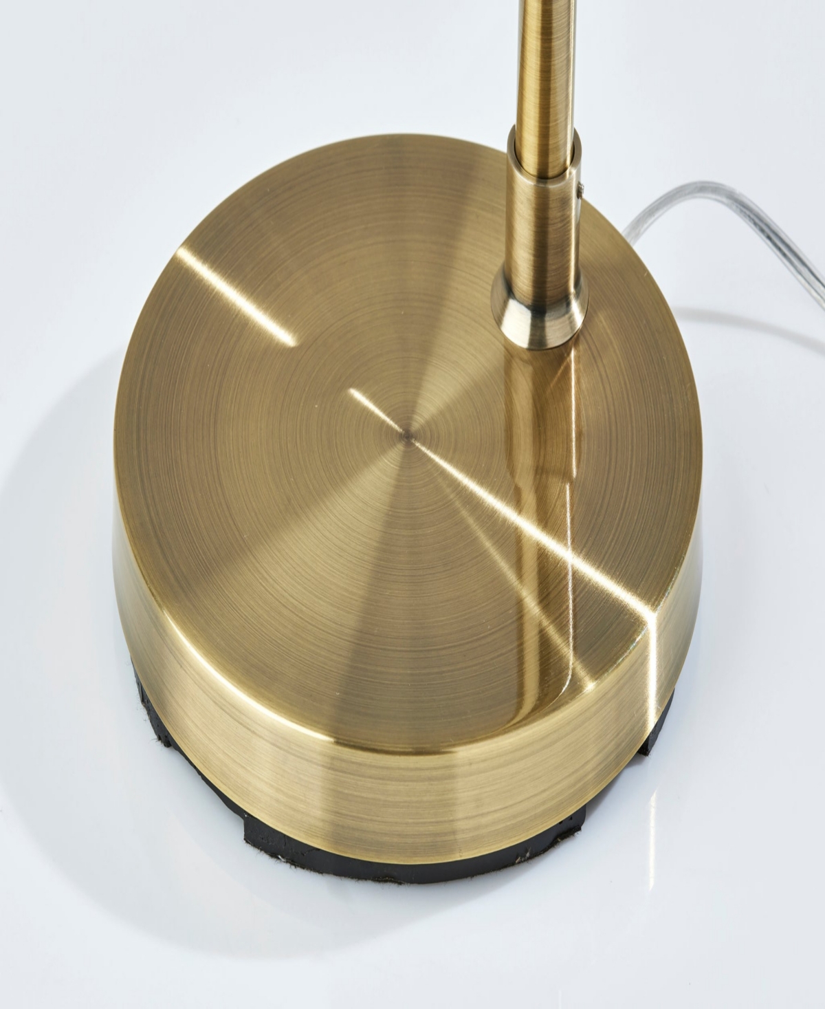 Adesso 64" Jace Floor Lamp In Antique-like Brass