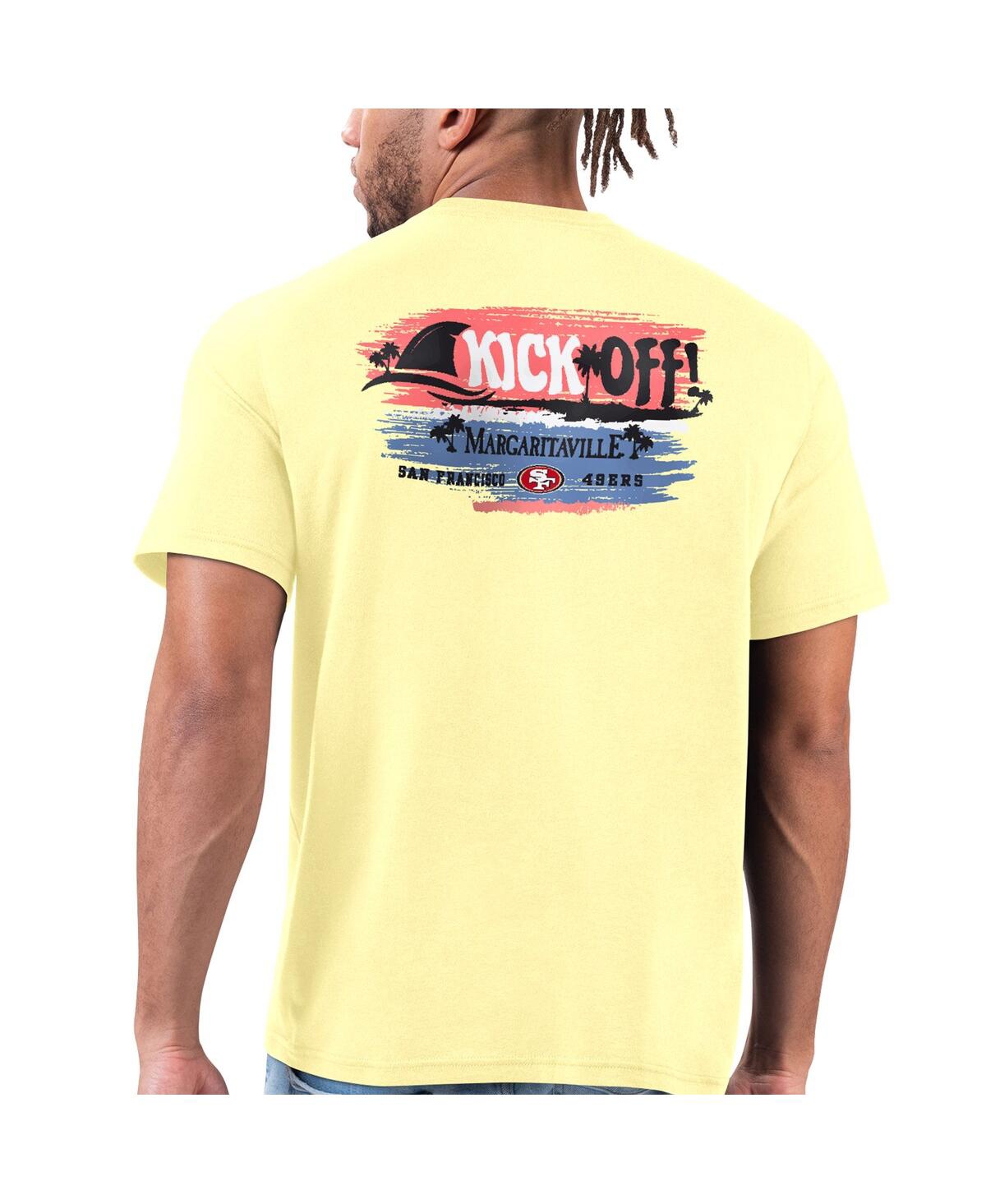 Shop Margaritaville Men's  Yellow San Francisco 49ers T-shirt