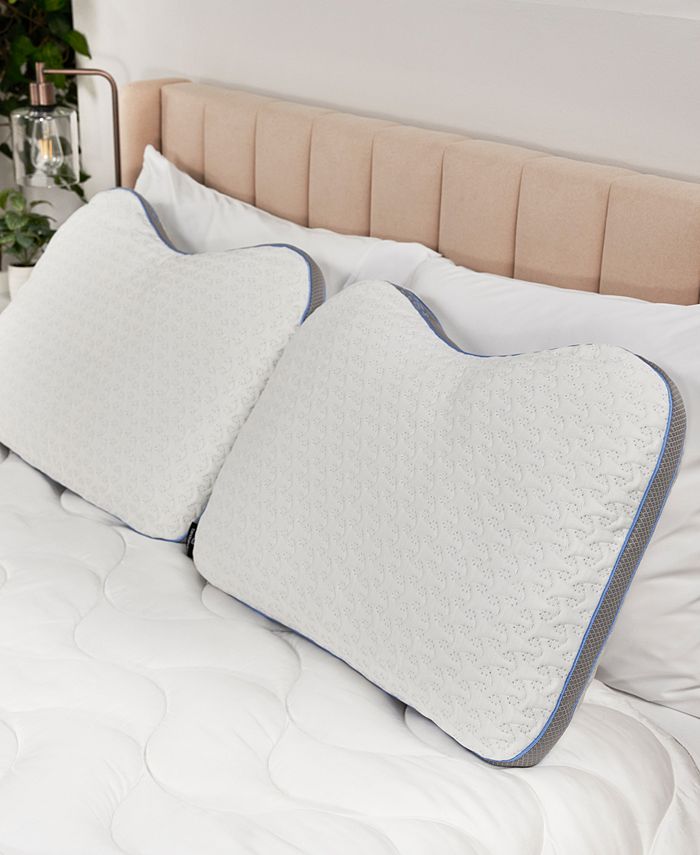 Bedgear Cooling Cuddle Curve Pillow Collection - Macy's