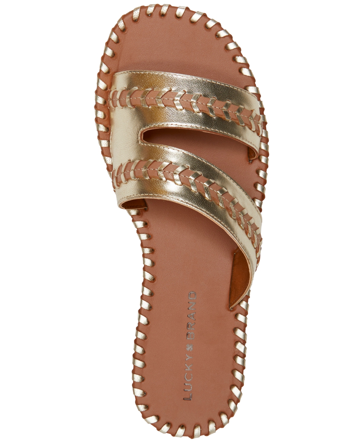 Lucky Brand Women's Zanora Double Band Flat Sandals