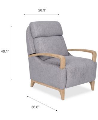 CLOSEOUT! Abelli 37" Fabric Pushback Recliner, Created for Macy's