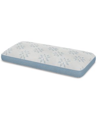 ProSleep - Beautifully Cool Supreme Cooling Comfort Gusseted Blue Snowflake Pillow, King
