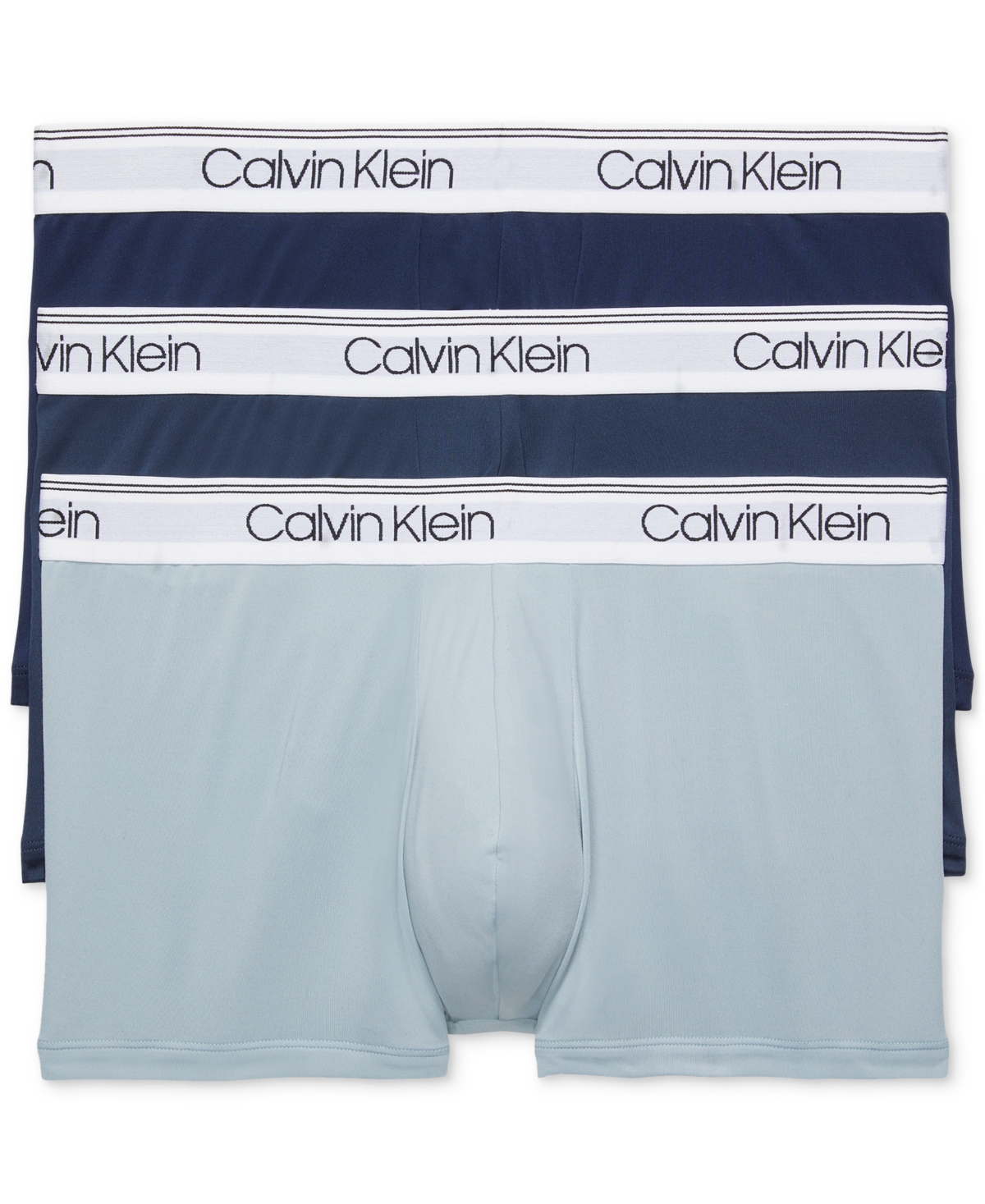 Calvin Klein Men's Micro Stretch 3-pack Low Rise Trunks In Multi