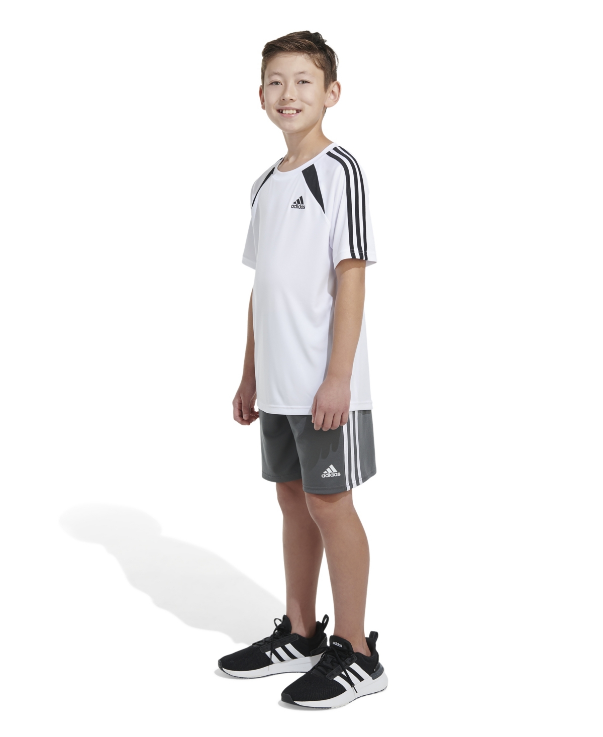 adidas Big Boys Short Sleeve Aeroready Soccer T-Shirt
