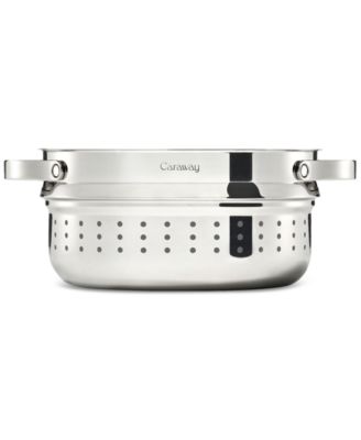 Nonstick Stainless Steel 6.5-Qt. Dutch Oven Steamer