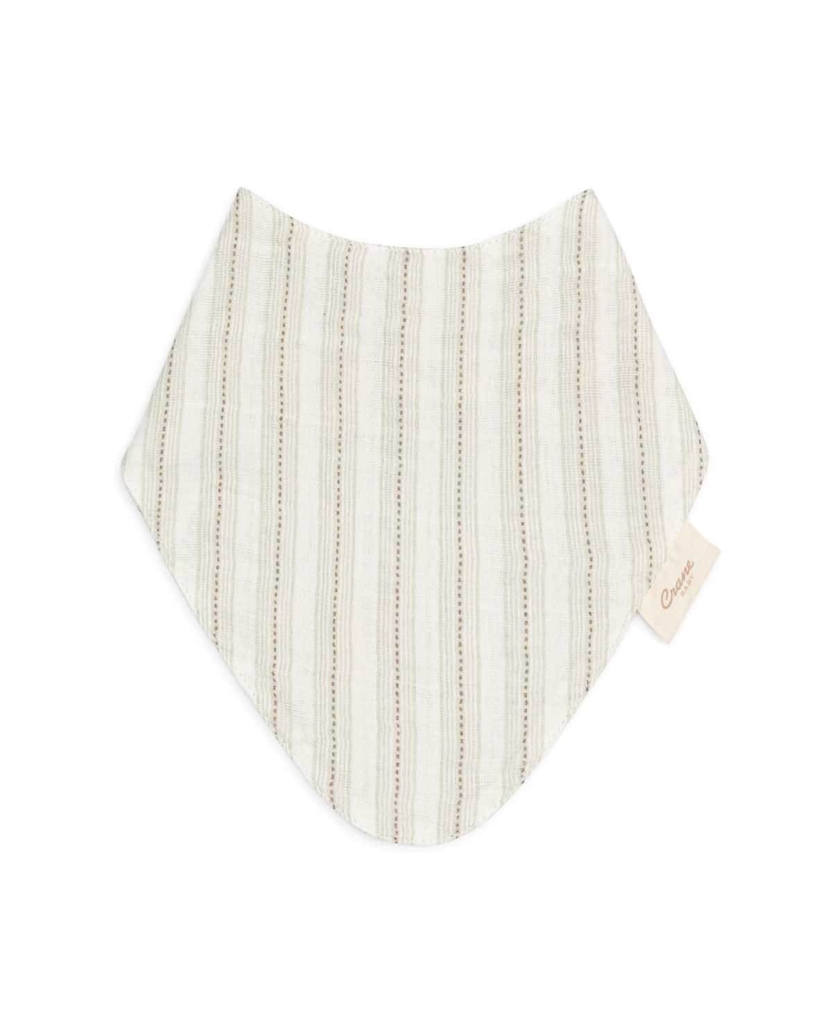 Crane Baby Cotton 3-pc. Bunny Bib Set In White