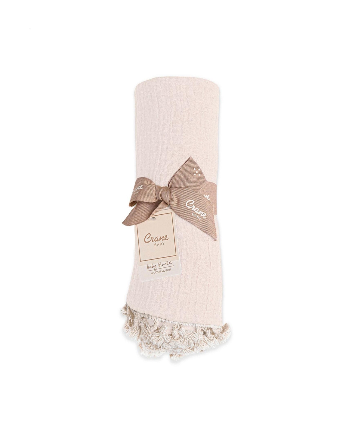 Shop Crane Baby 6-layer Muslin Blanket Desert In Pink