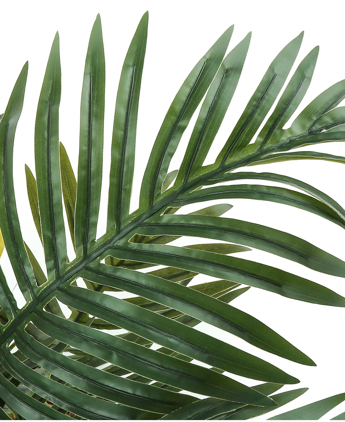Monarch Specialties Indoor Artificial Floor Palm Tree with Black Pot