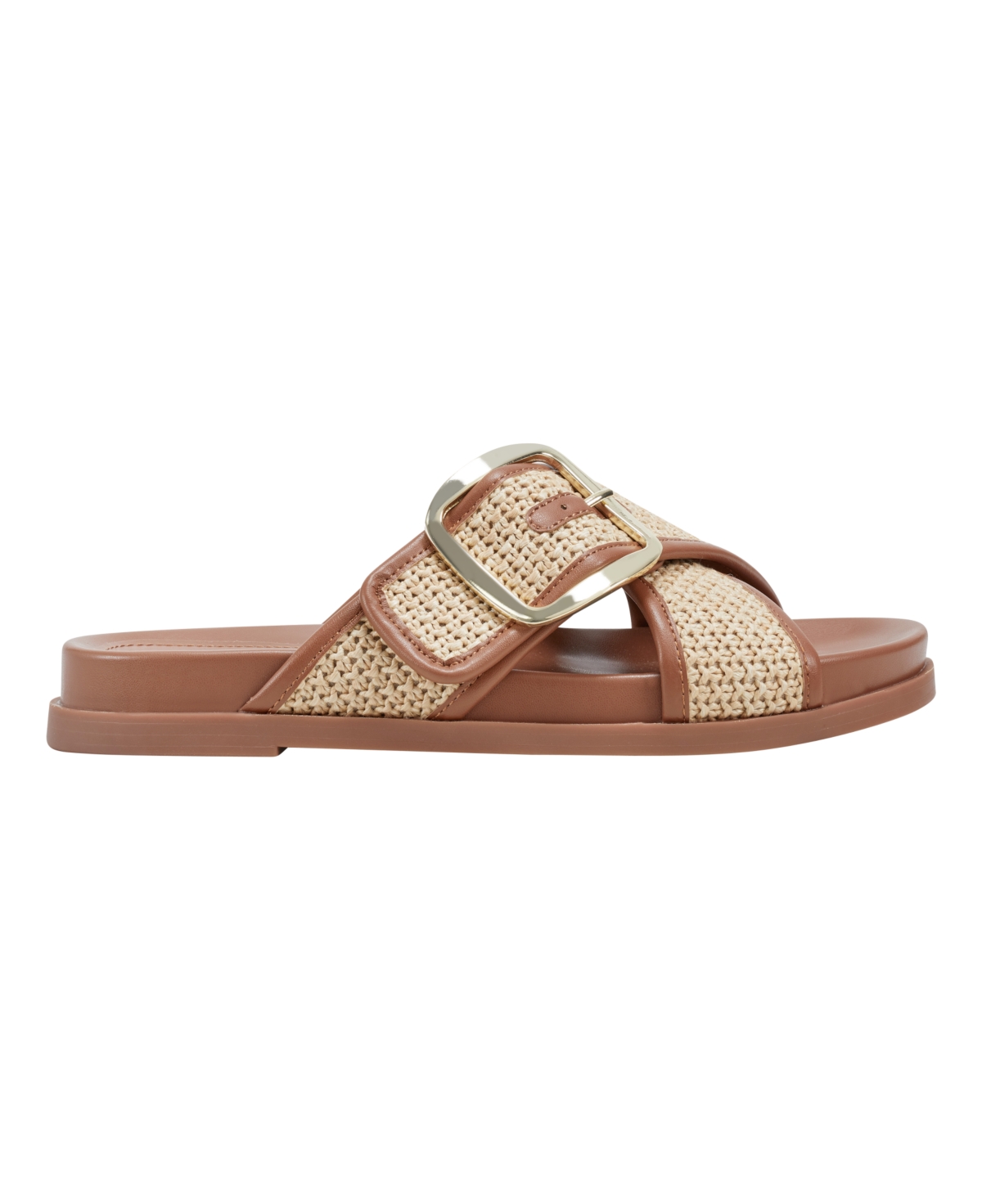 Marc Fisher Women's Hazaia Open Toe Slip-On Casual Sandals