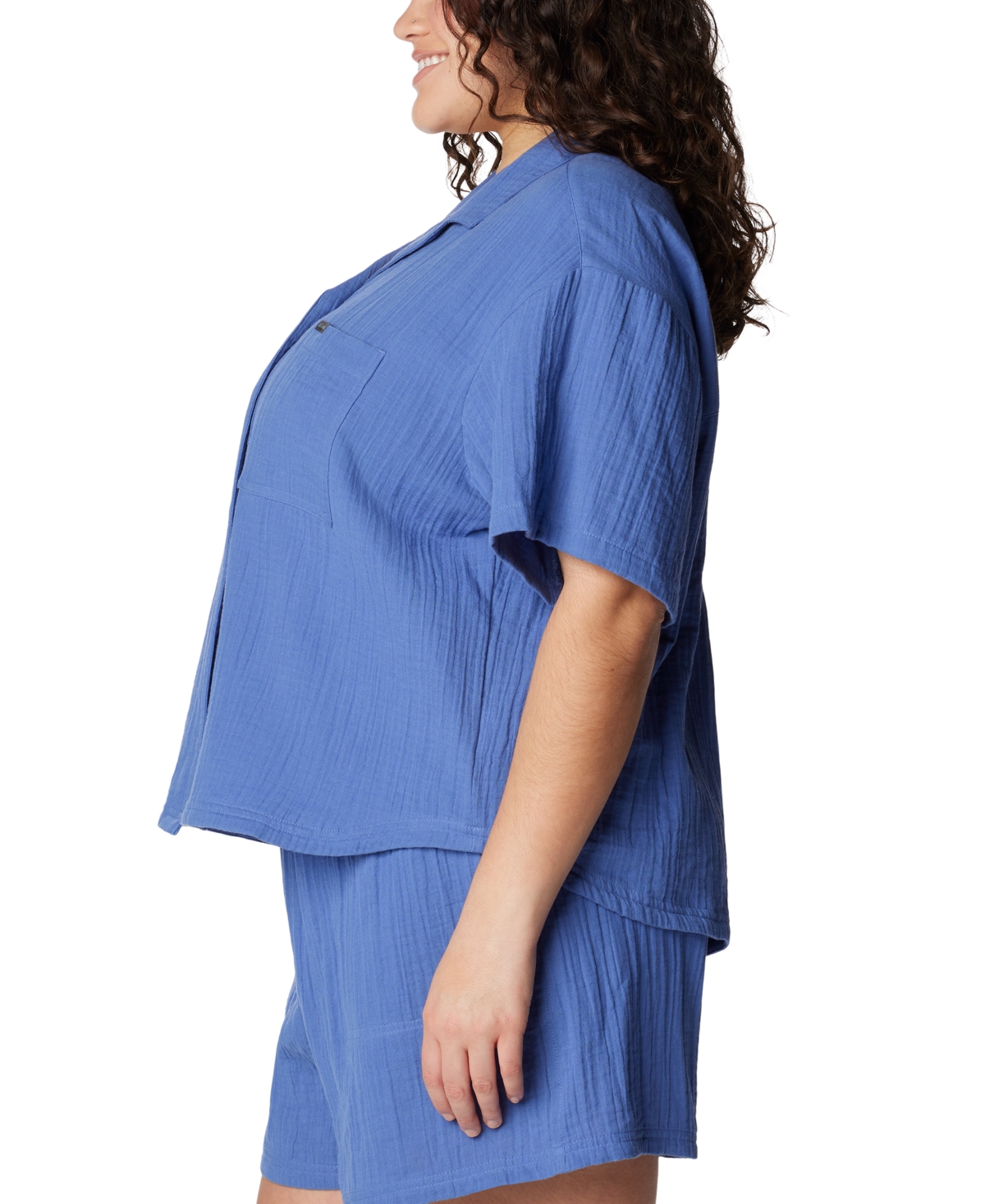 Columbia Plus Size Holly Hideaway Breezy Short-Sleeve Top