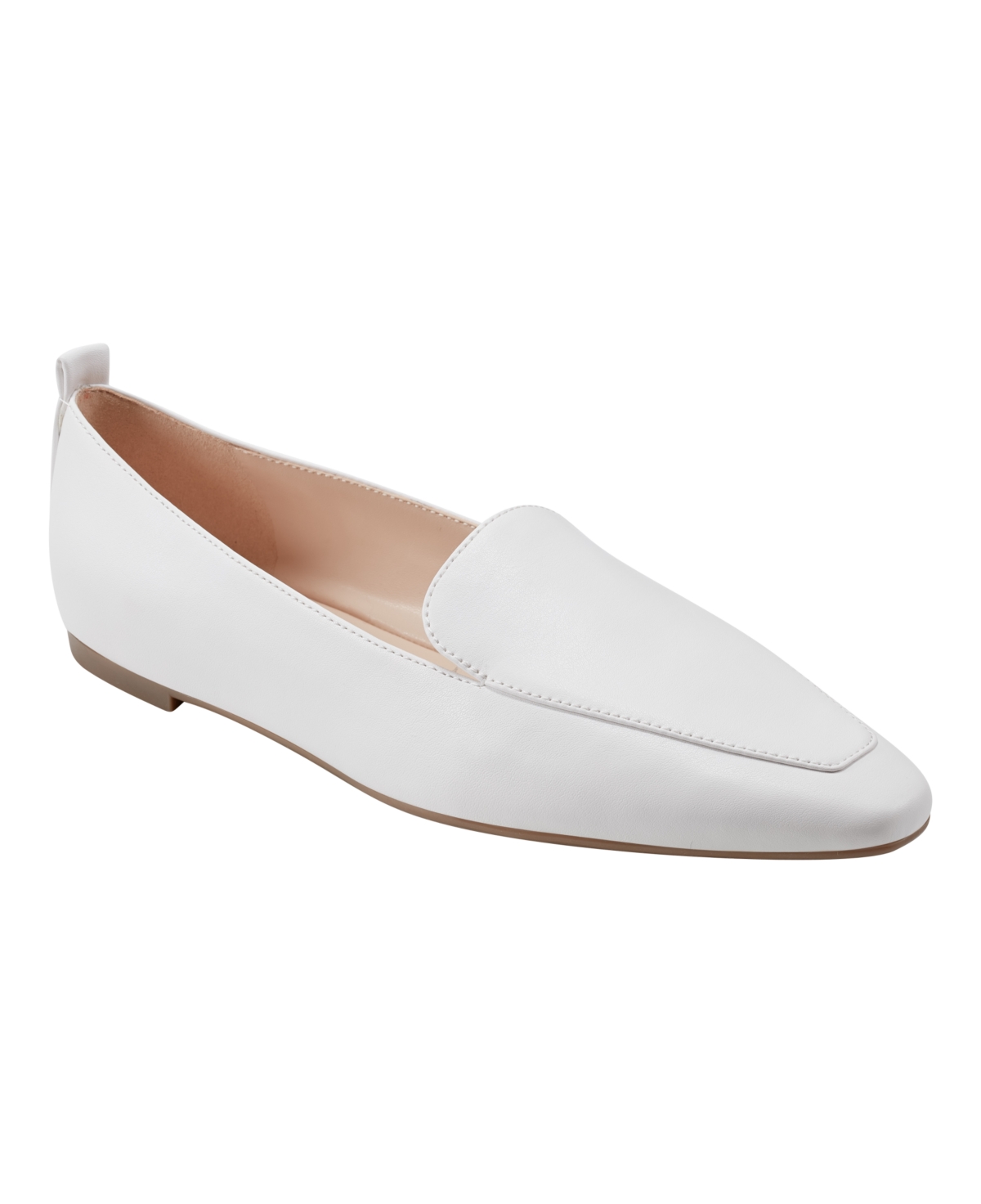 Women's Seltra Almond Toe Slip-On Dress Flat Loafers - Light Natural Raffia- Manmade