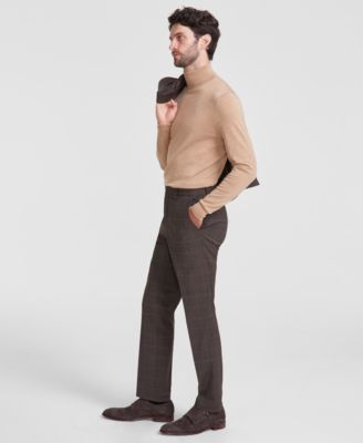 Men's Modern-Fit Solid Suit Separate Pants