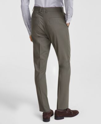 Men's Modern-Fit Solid Suit Separate Pants