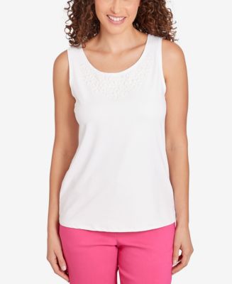 Ruby Rd. Petite Scoop Neck Tank Top - Macy's