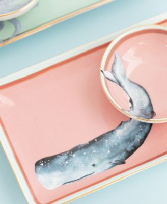 Under The Sea Sushi Plates with Dip Bowls, Set of 2