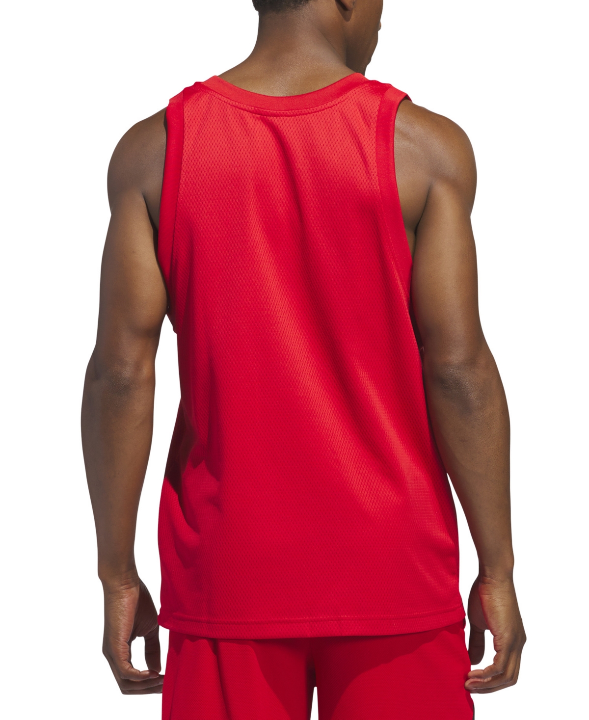 adidas Men's Legends Sleeveless 3-Stripes Logo Basketball Tank