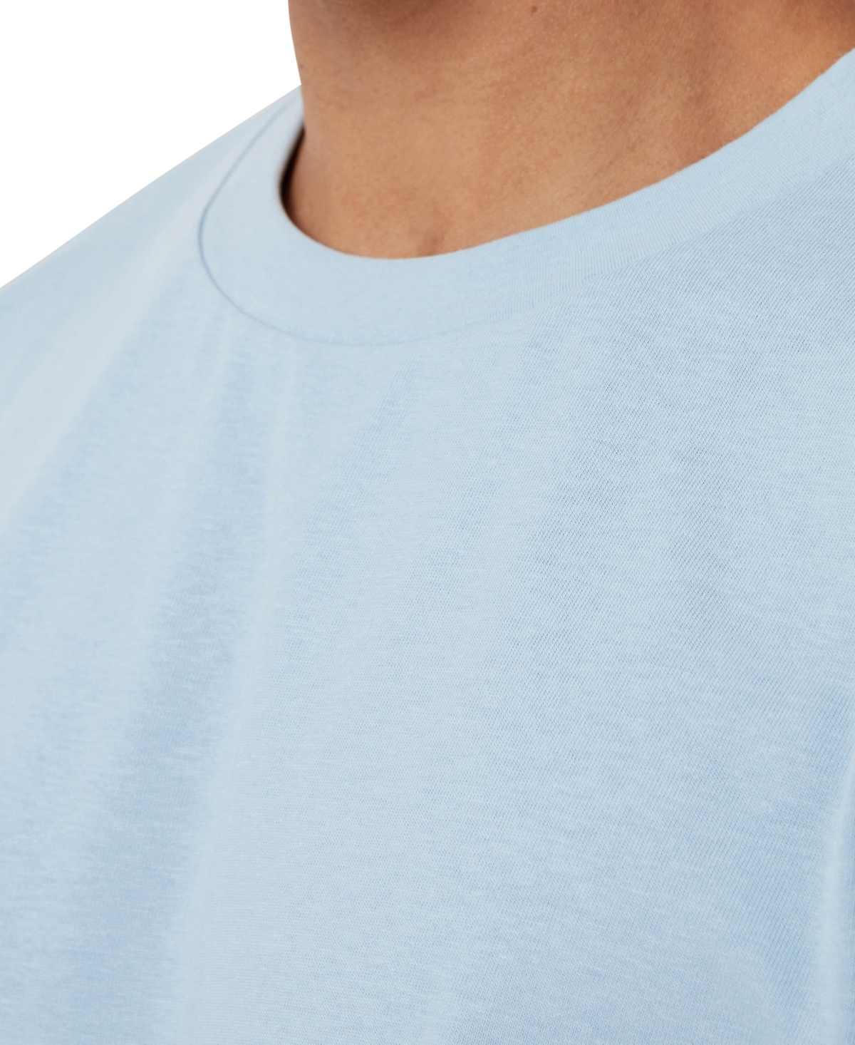 Shop Cotton On Men's Box Fit Plain T-shirt In Blue