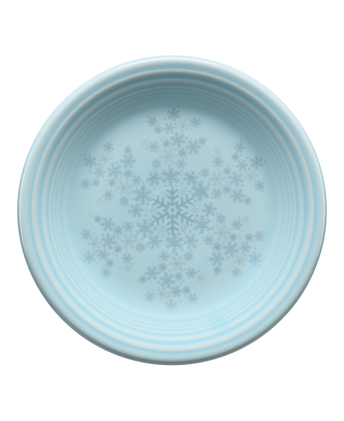 Fiesta Sky Snowflake Classic Salad Plate, Exclusively At Macy's In Open Blue