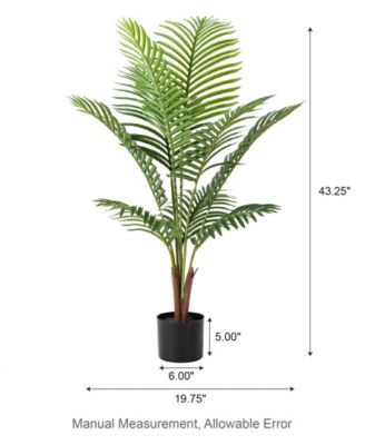 3.5ft. Faux Areca Palm Tree in Pot