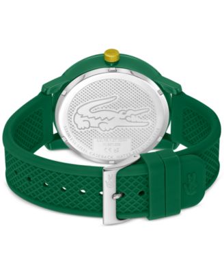Unisex L.12.12. Green Silicone Strap Watch 48mm