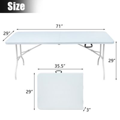 Portable Folding Table for Picnics and Parties