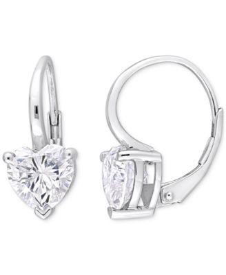Macy's heart shaped earrings discount