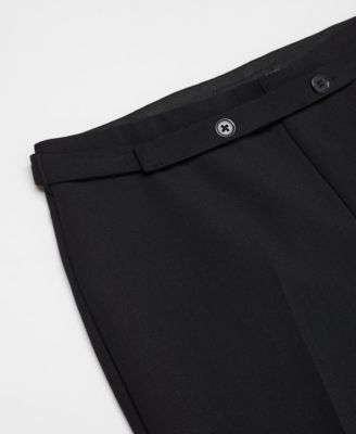 Women's Belt Straight-Fit Pants