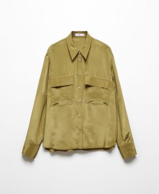 Women's Pockets Flowy Shirt