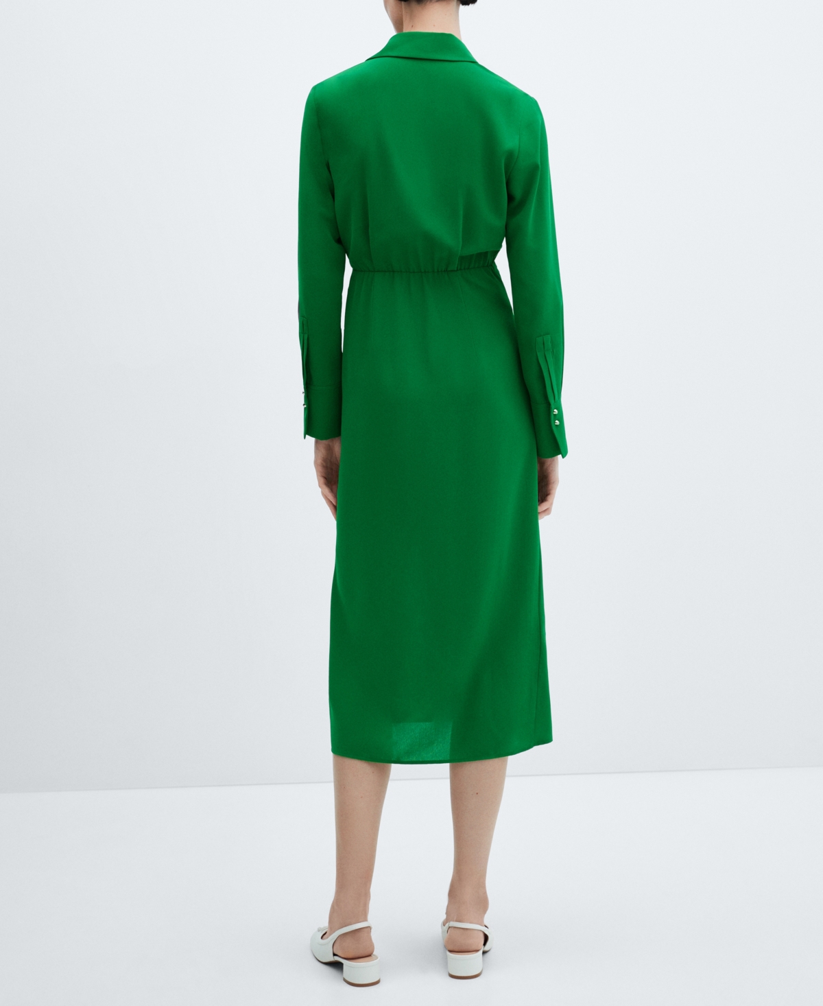 Mango Women's Wrap Shirt Dress