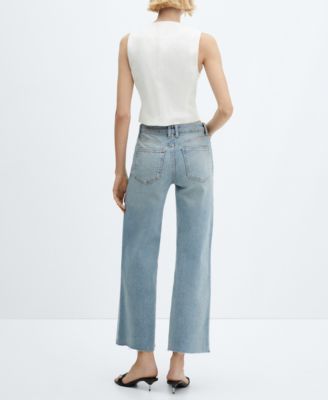 Women's Wide leg Mid-Rise Jeans