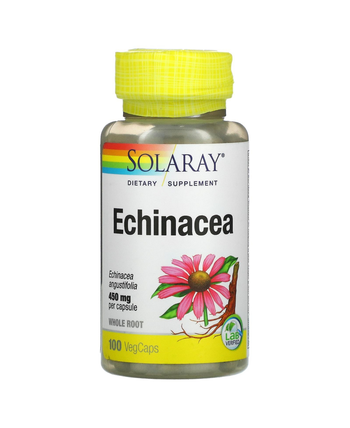 Echinacea 450 mg - 100 VegCaps - Assorted Pre-pack (See Table