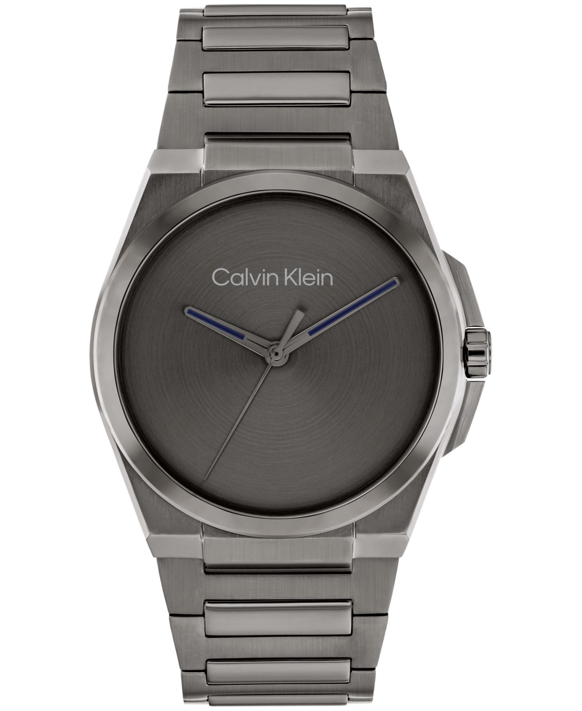 Shop Calvin Klein Men's Meta-minimal Grey Stainless Steel Watch 41mm