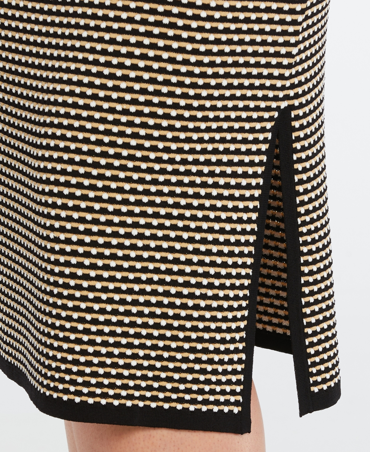 Shop Ella Rafaella Plus Size Sweater Knit Skirt In Black