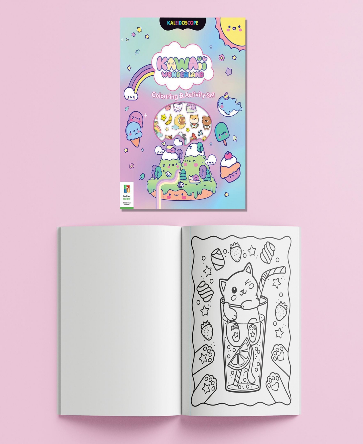 Kaleidoscope - Kawaii Wonderland Coloring Activity Set In Multi
