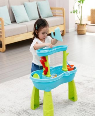 Toddler Sensory Sand And Water 2 Tier Table